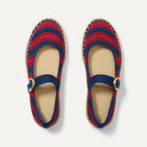 The Espadrille Mary Jane - Cherry Tide
