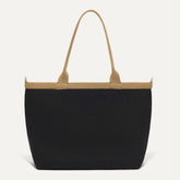 The Lightweight Zip Tote - Black Espresso Open-Knit