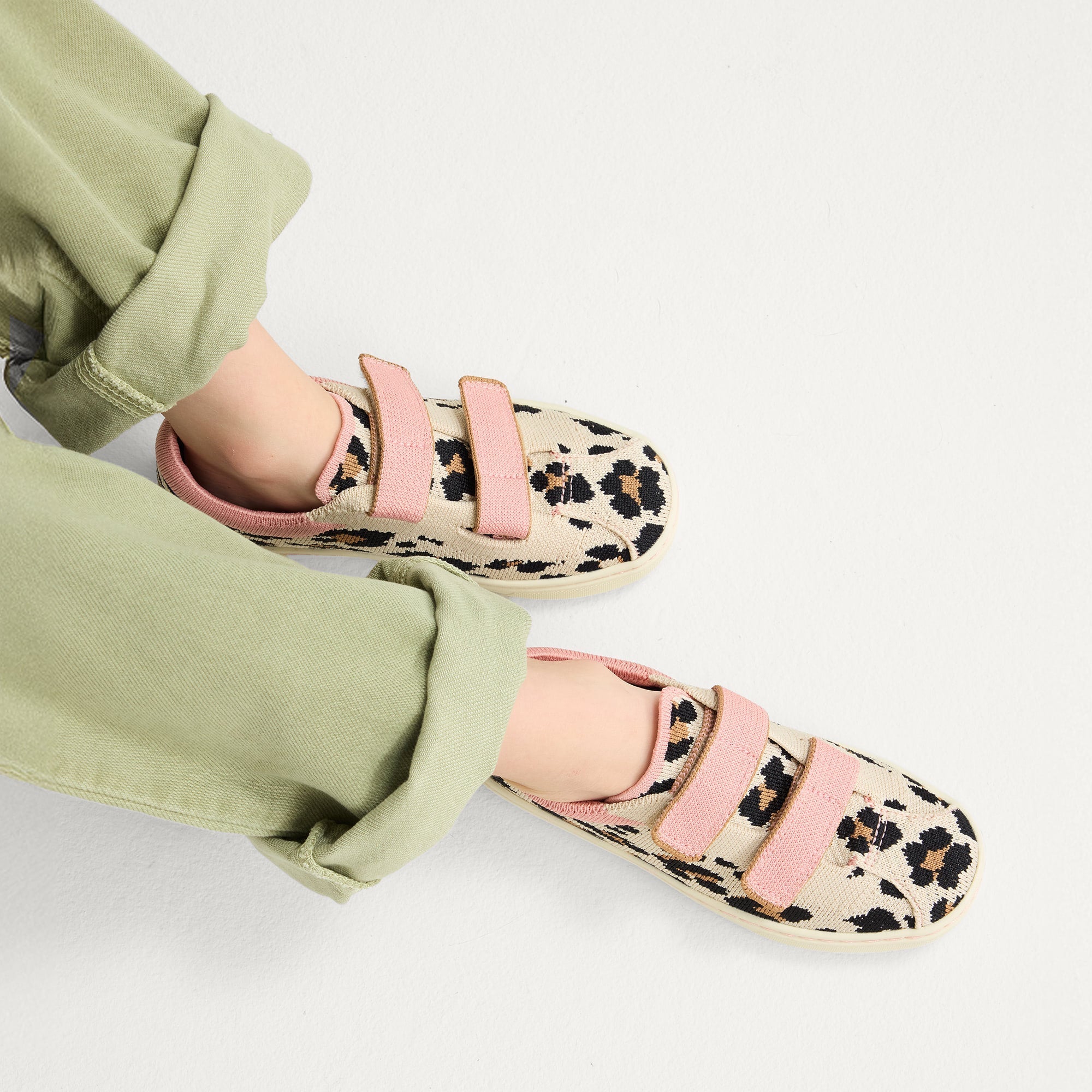 The Kids Strap Sneaker - Cat Blush