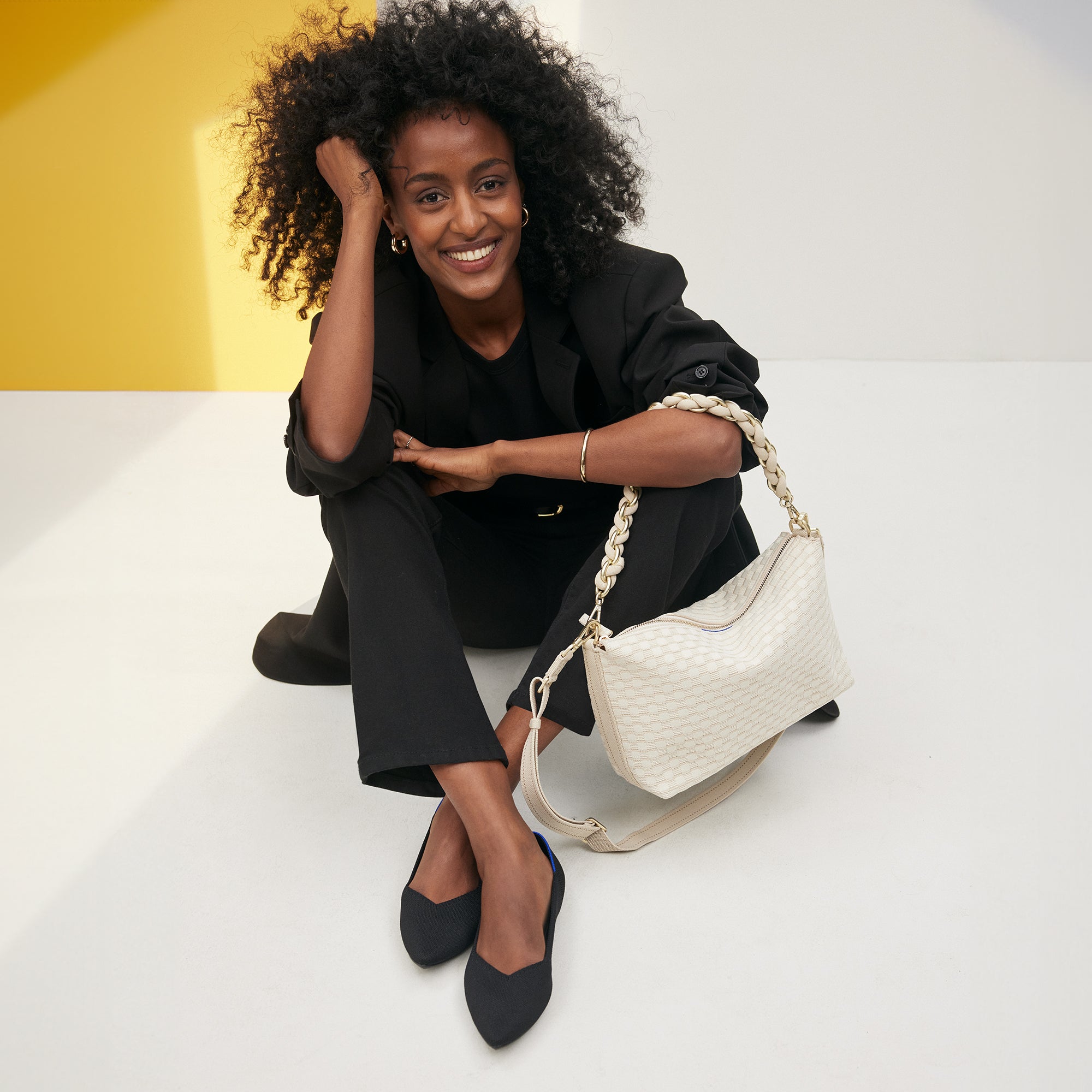 The Daily Crossbody - White Sand