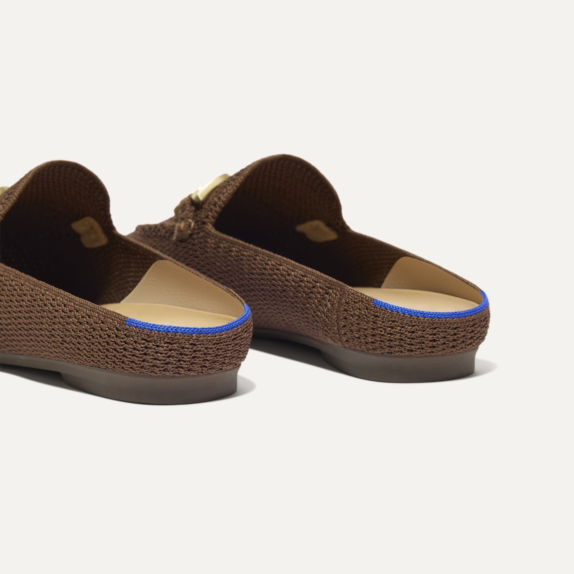 The Double Bit Loafer Mule - Cinnamon Raffia-Knit