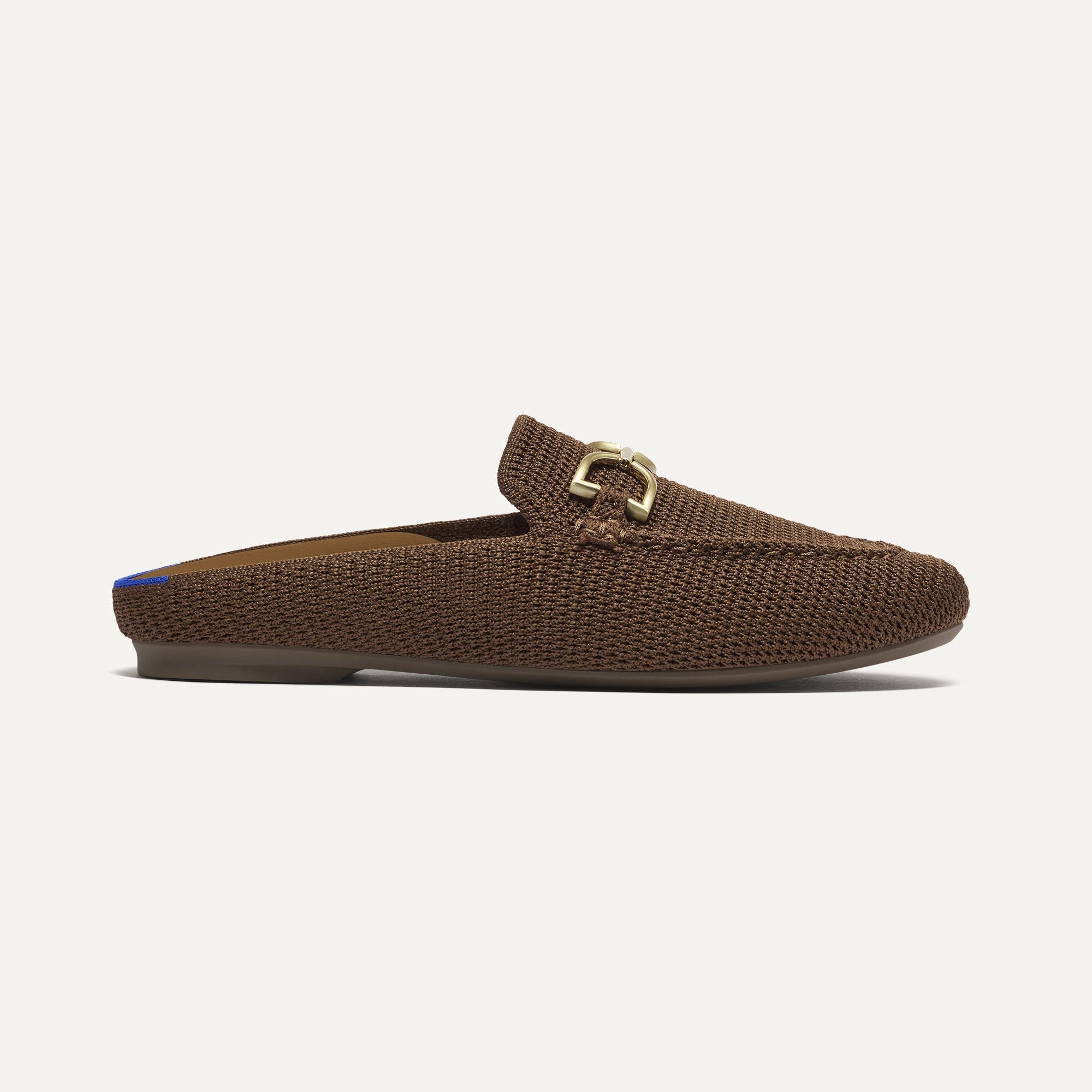 The Double Bit Loafer Mule - Cinnamon Raffia-Knit