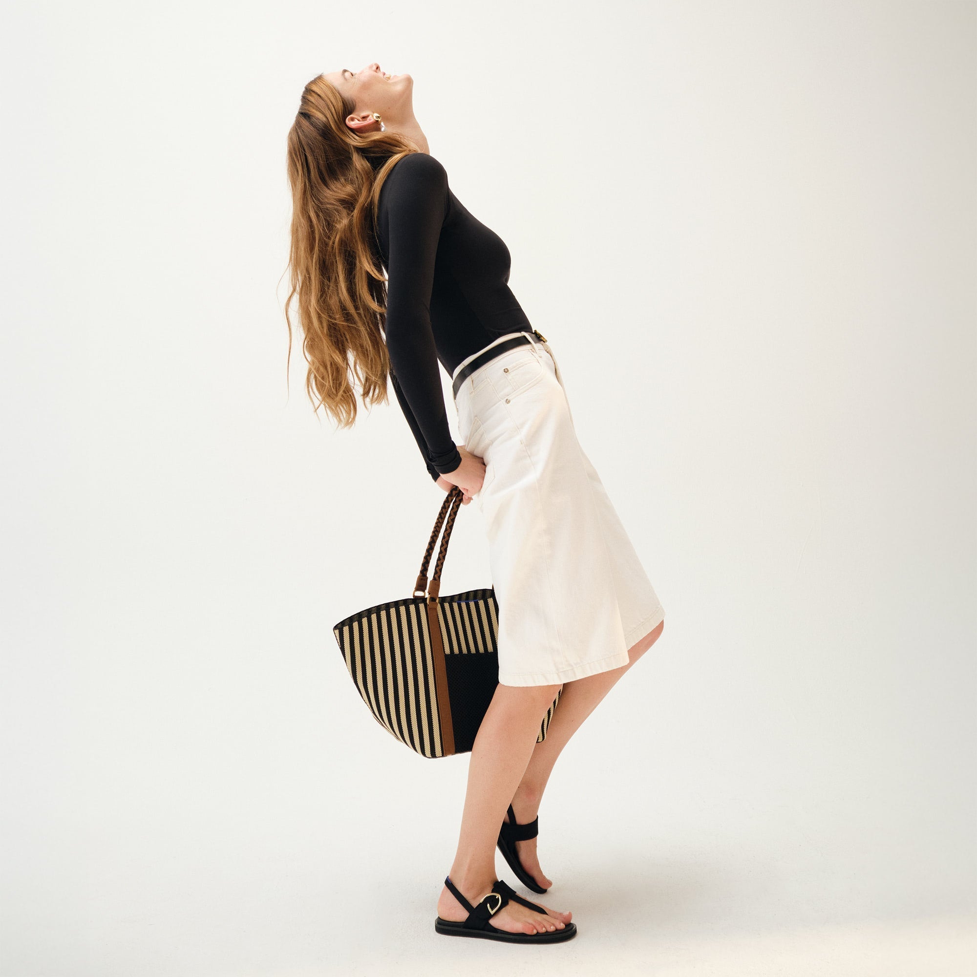 The Summer Tote - Black Tie