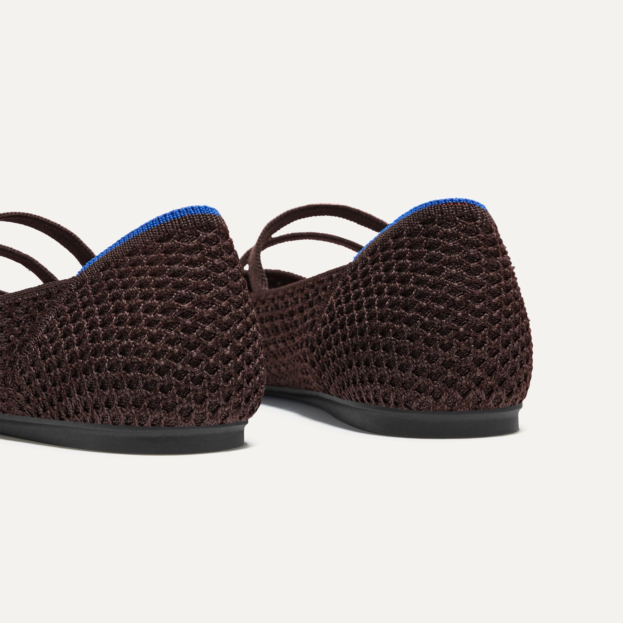 The Double Buckle Mary Jane - Chocolate Mesh