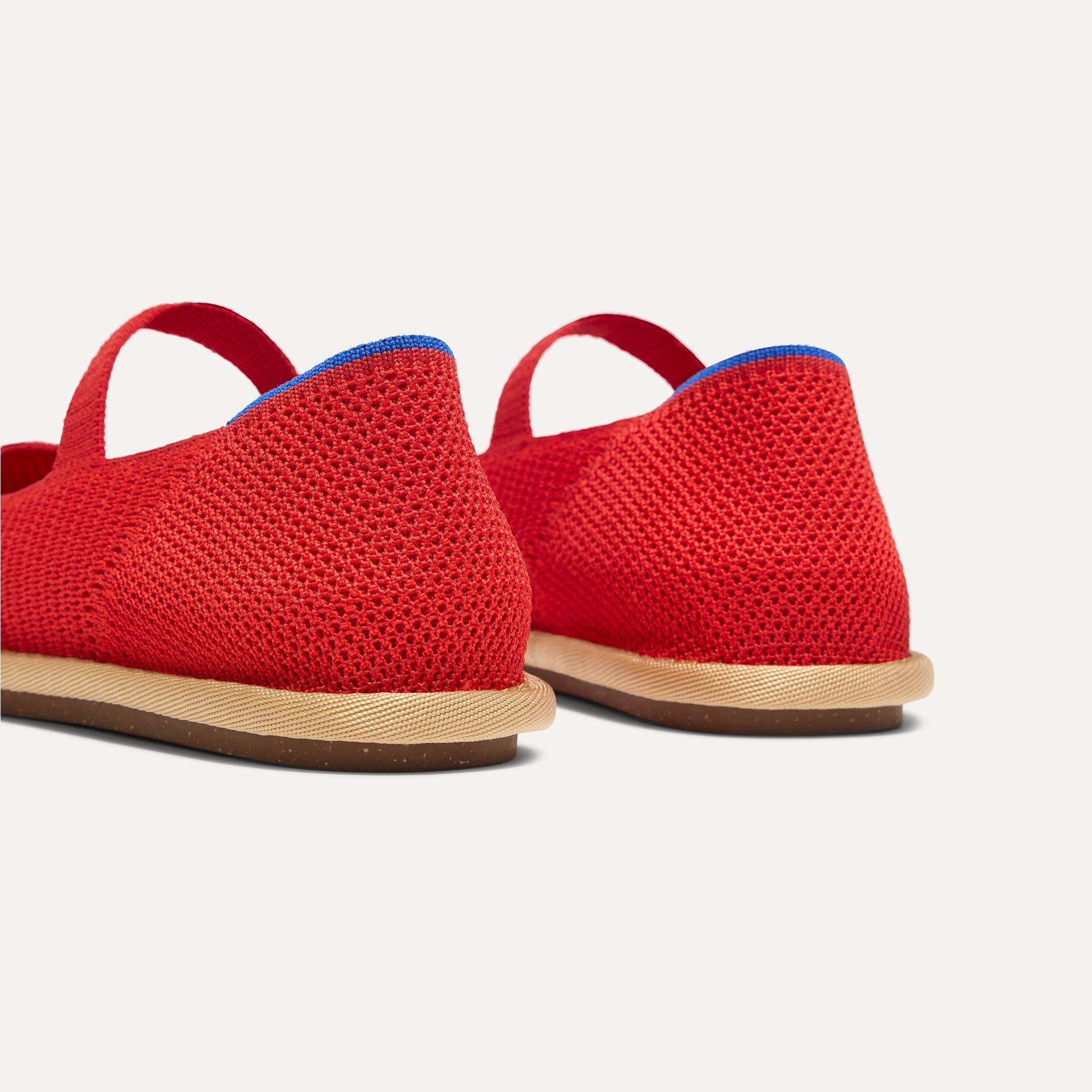 The Cruiser Mary Jane - Poppy Raffia-Knit