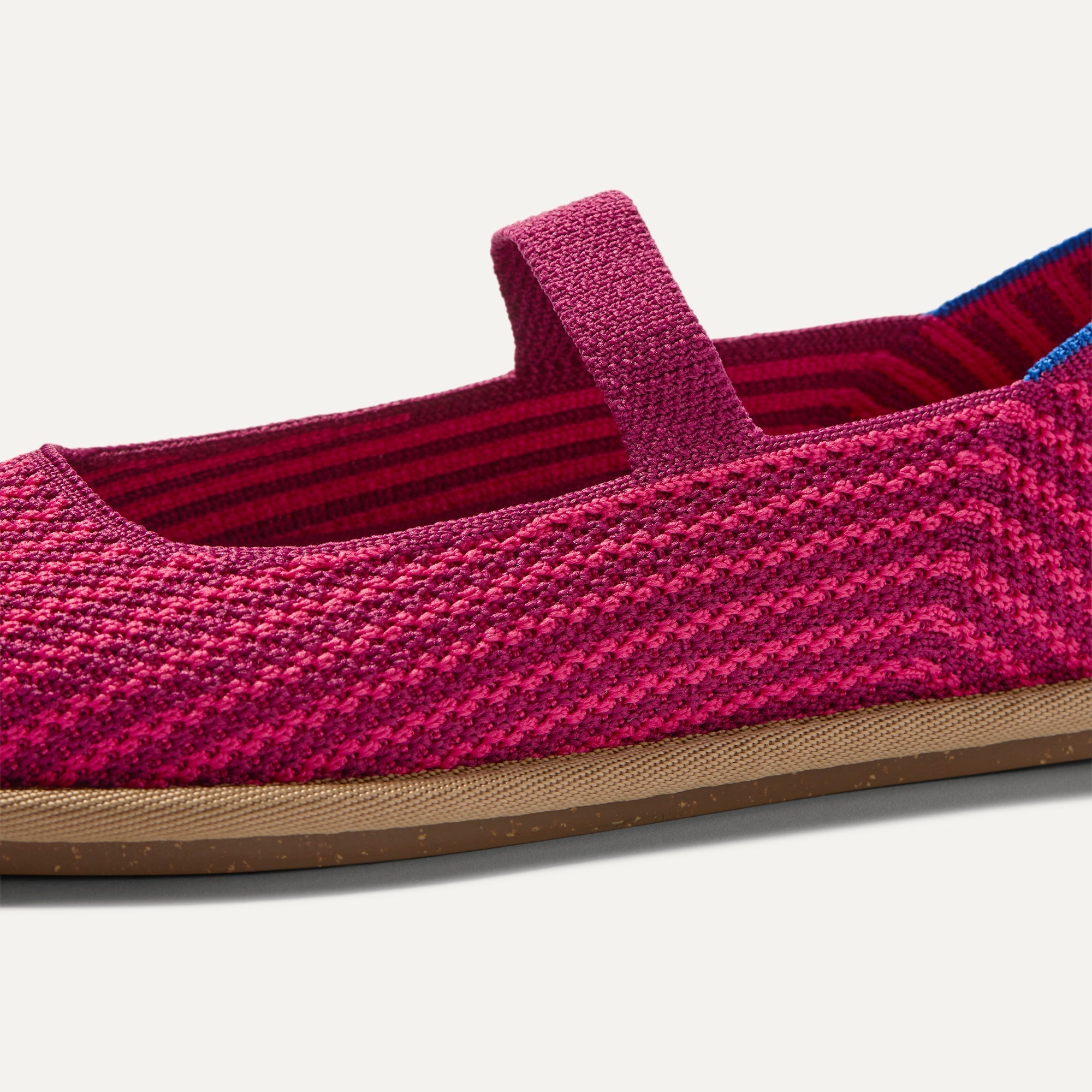 The Cruiser Mary Jane - Raspberry Stripe