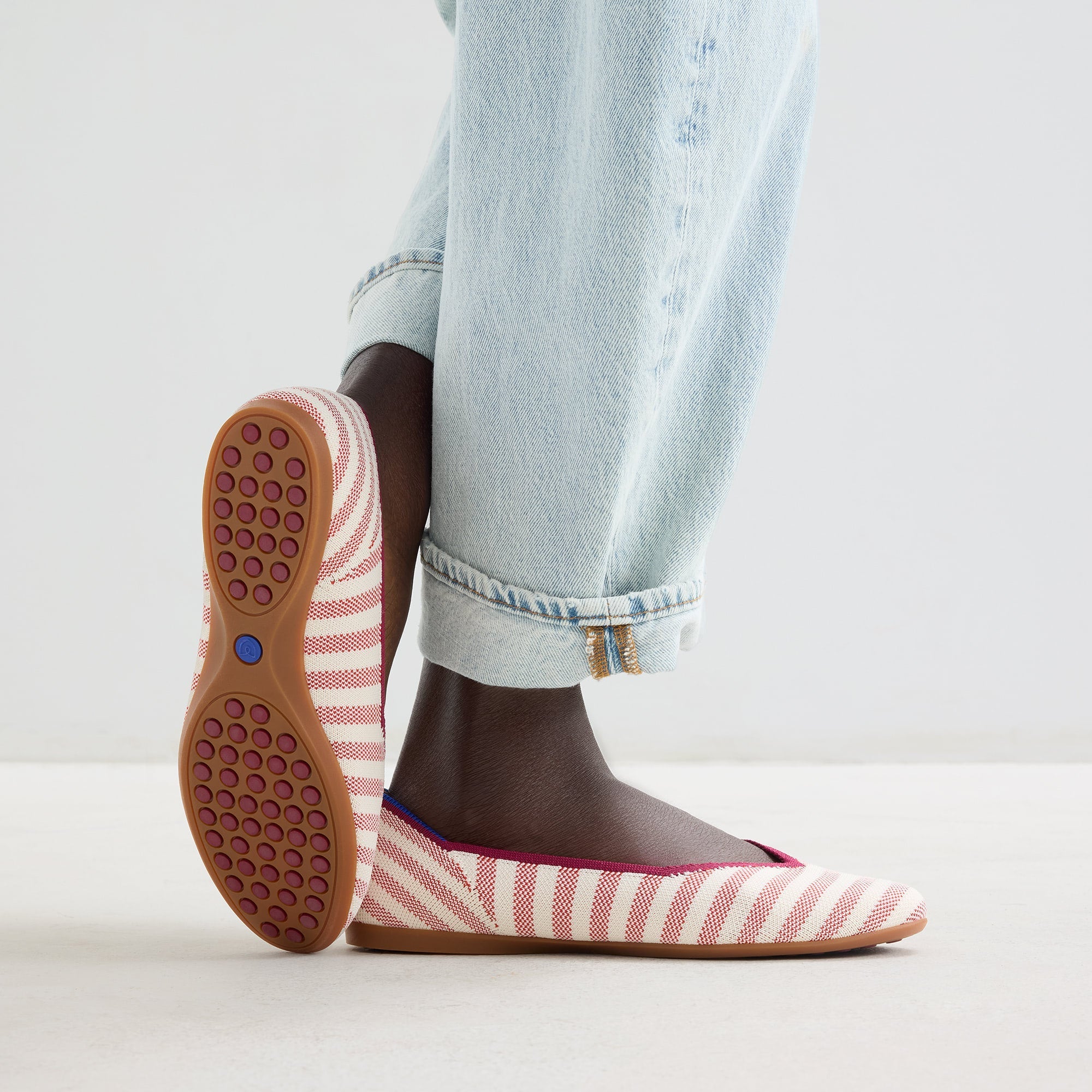 The Daily Flat - Coral Cabana Stripe