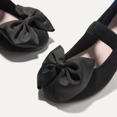 The Kids Big Bow Mary Jane - Black
