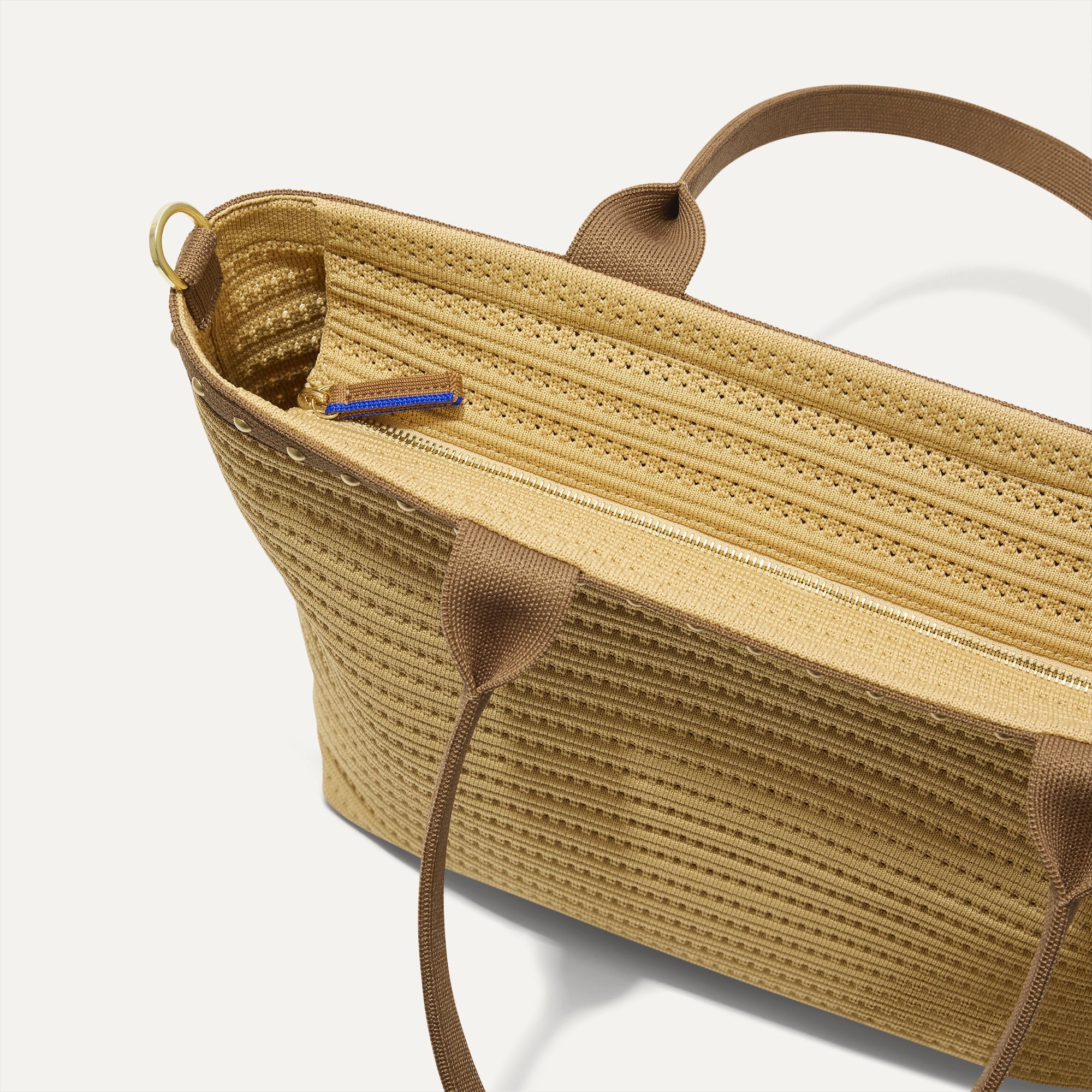 The Lightweight Zip Tote - Brown Butter Crochet
